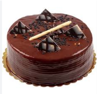 Premium Çikolatalı Sade Yuvarlak Pasta 2-3 Kişilik